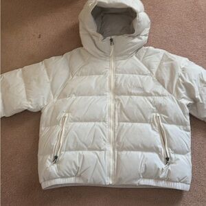 Women’s North Face White Puffer Jacket